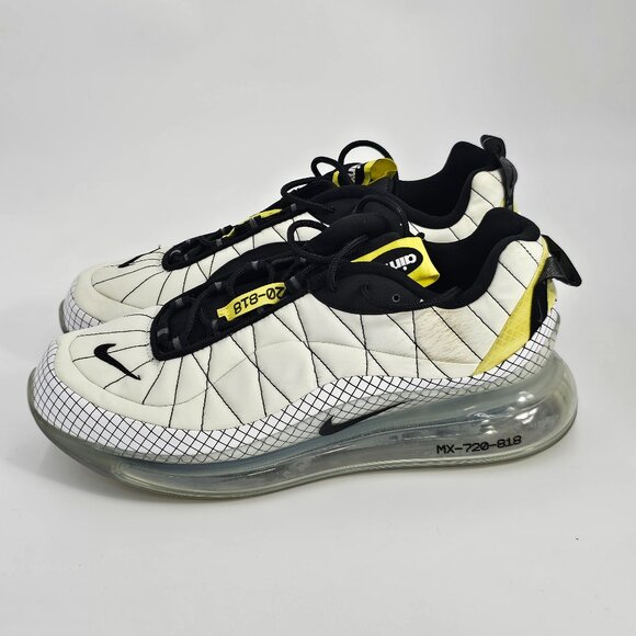 NIKE CI3871-100 AIR MAX MX-720-818 YELLOW/WHITE/BLACK MENS SNEAKERS SIZE US 11 main image 5